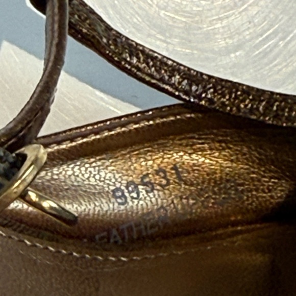 J. Crew BRONZE HEELS Size 8.5 Women's - Picture 8 of 8